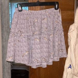 Mini skirt with Jaguar details; hardly ever worn